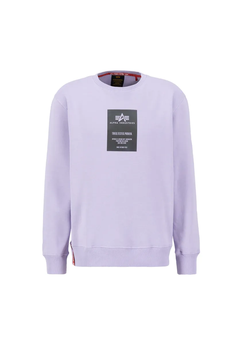 

Свитер Alpha Industries " Alpha Industries Мужской - Толстовки Свитер с радужной этикеткой ", фиолетовый