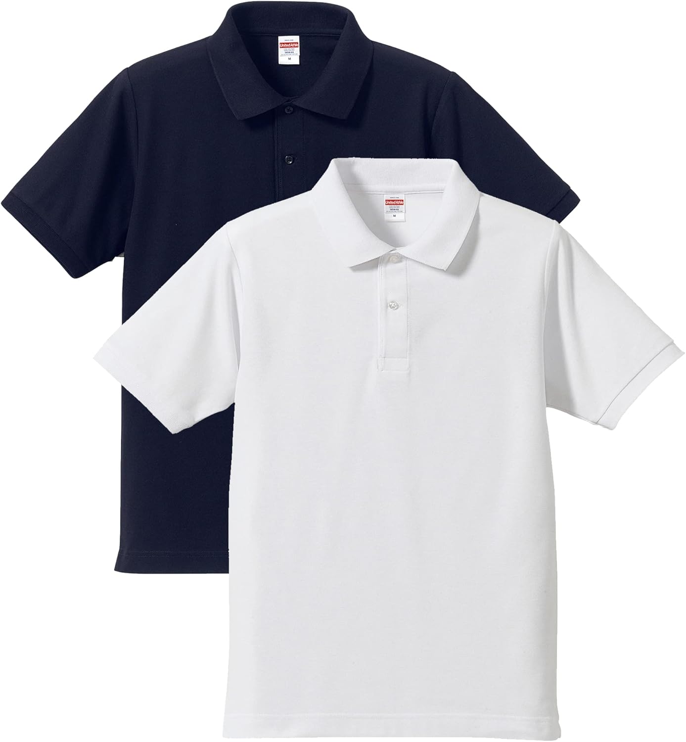 

Мужская поло-рубашка United Athle 505001 Dry Kanoko Utility, 5,3 унции, белый/темно-синий