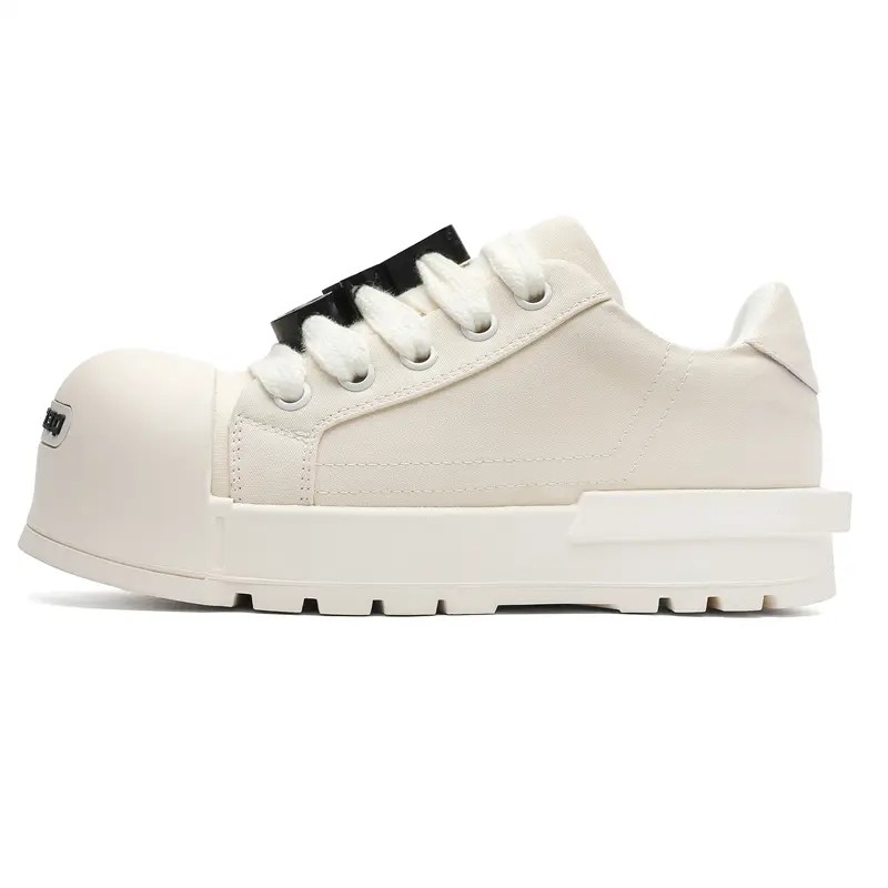 

MOMGOG Низкие скейтерские кроссовки унисекс бежевые, цвет Beige