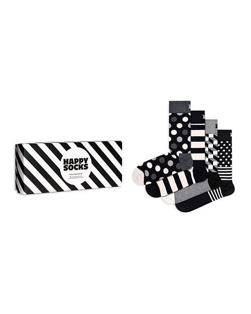 

Классические носки B&W Crew Socks в подарочной упаковке, 4 шт. Happy Socks, цвет Gray