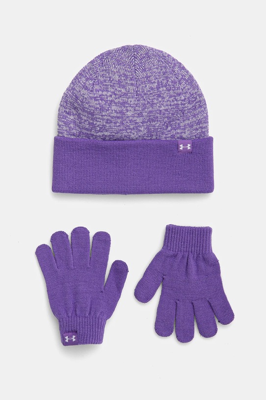 

Детская шапка и варежки G Beanie Under Armour, фиолетовый