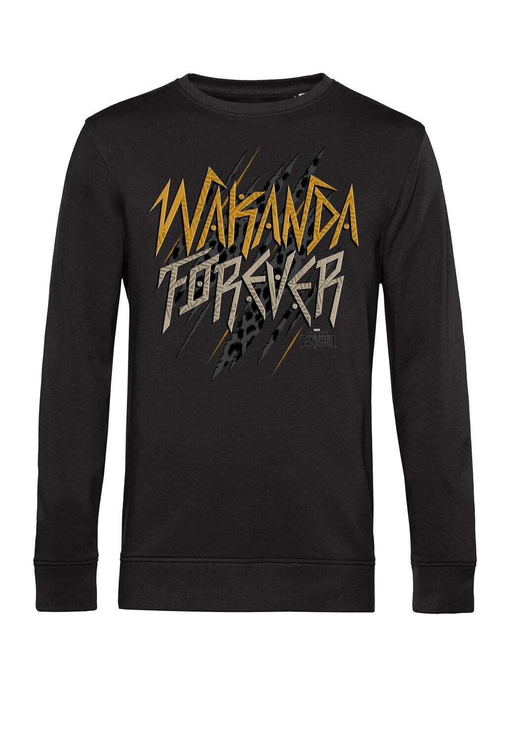 

Толстовка BLACK PANTHER WAKANDA SLANT FOREVS Marvel, черный