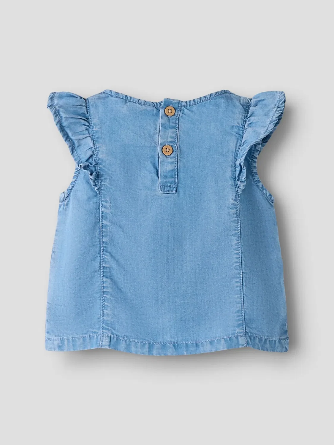 Топ джинсовый Name it, medium blue denim — фото 2