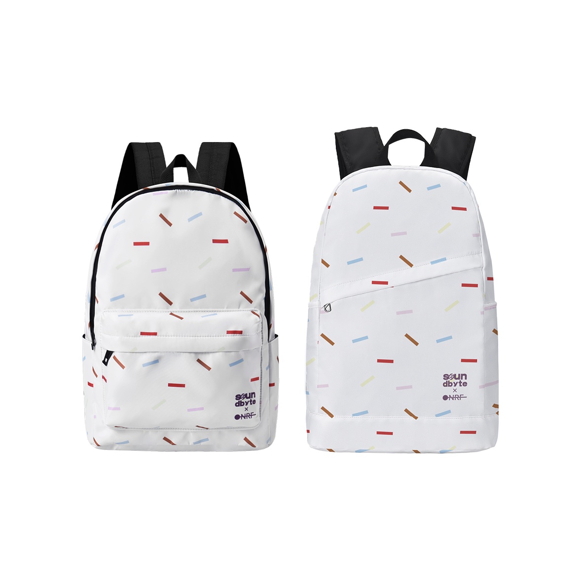 

ONRF Полиэстеровый рюкзак средний унисекс белый, White Combo 2