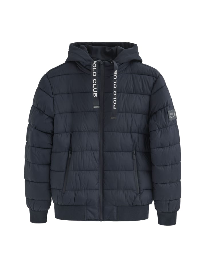 

Стеганая куртка темно-синего цвета Polo Club