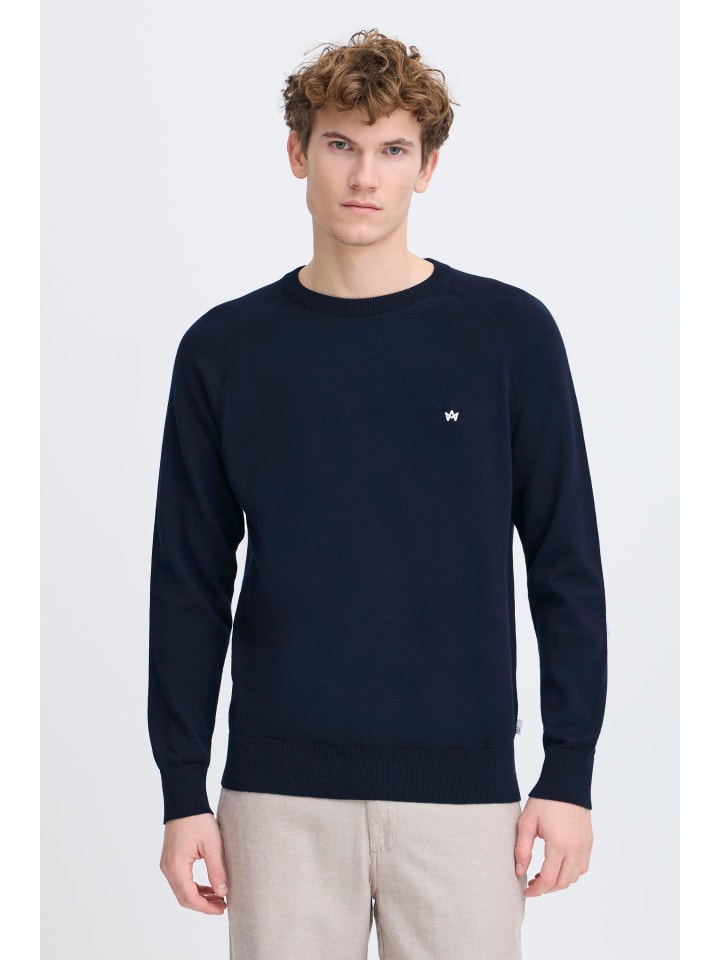 

Kronstadt Вязаный свитер KSEmil синего цвета