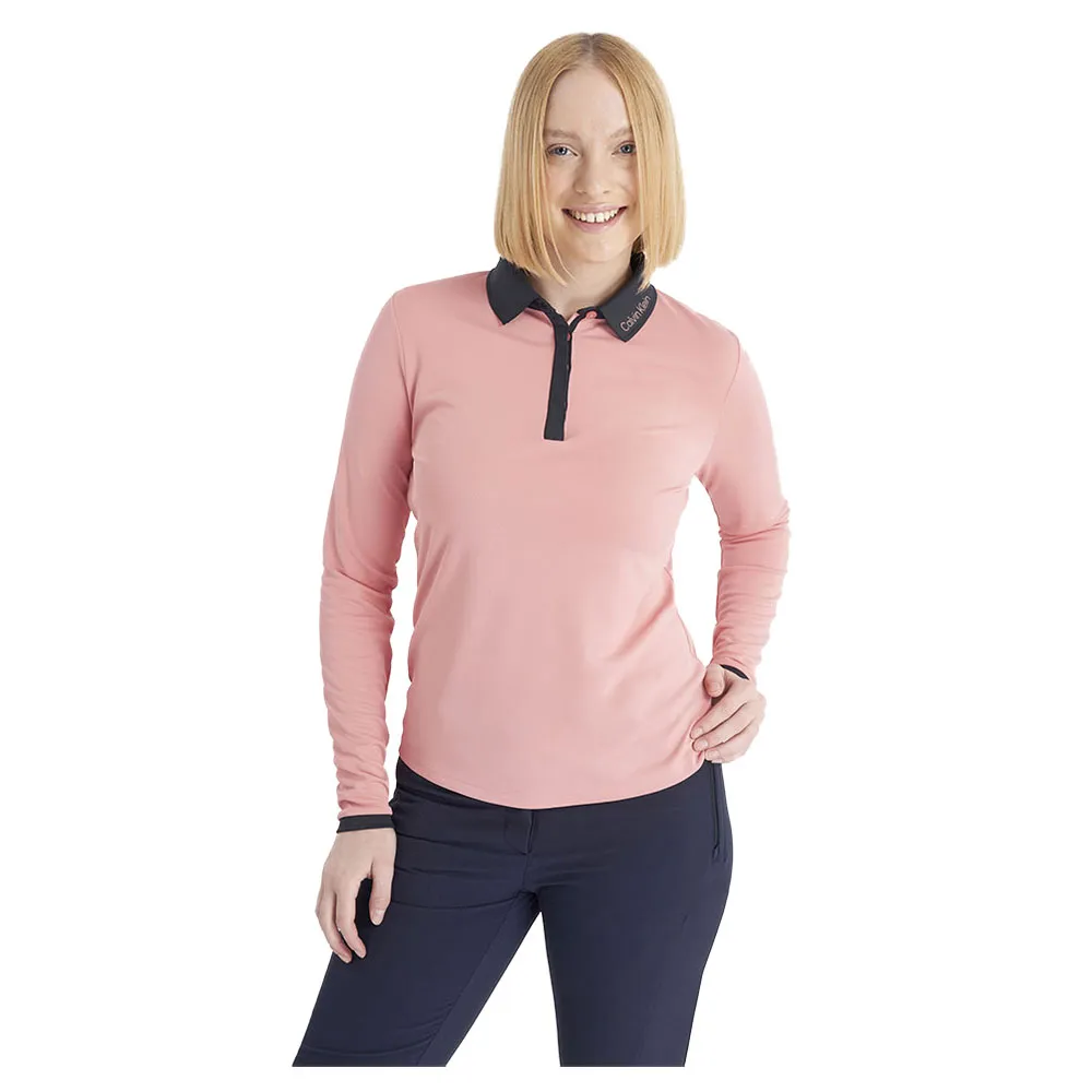 

Поло Calvin Klein Golf Whitney, розовый