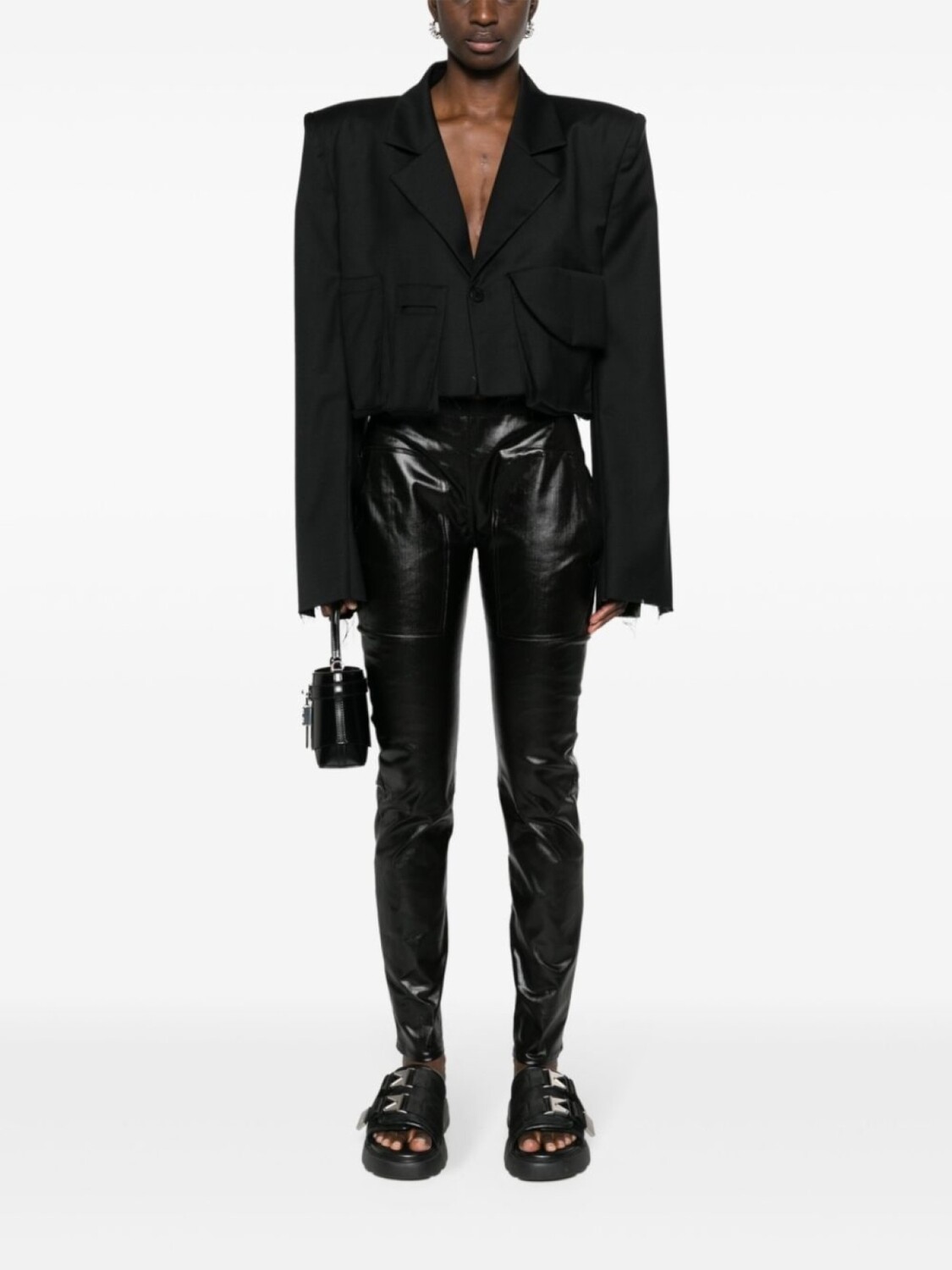 

Rick Owens легинсы с эластичным поясом, черный