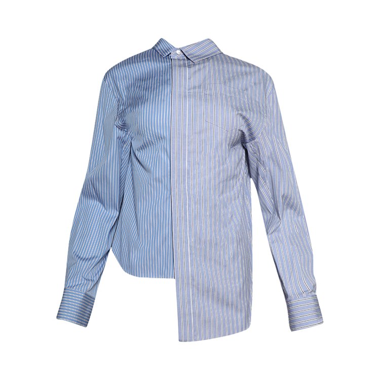 

Рубашка Sacai Striped Poplin Shirt, светло-синий