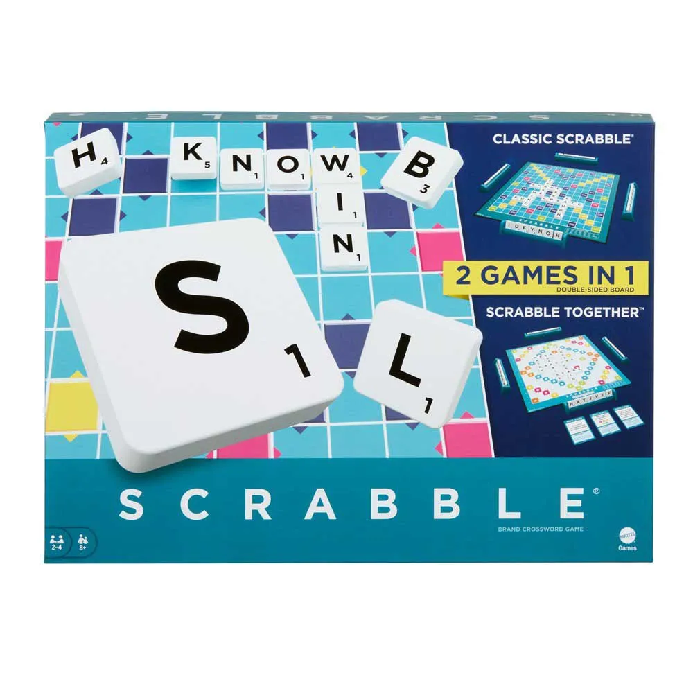 

Настольная игра Scrabble 2 в 1 (испанский язык), мультиколор