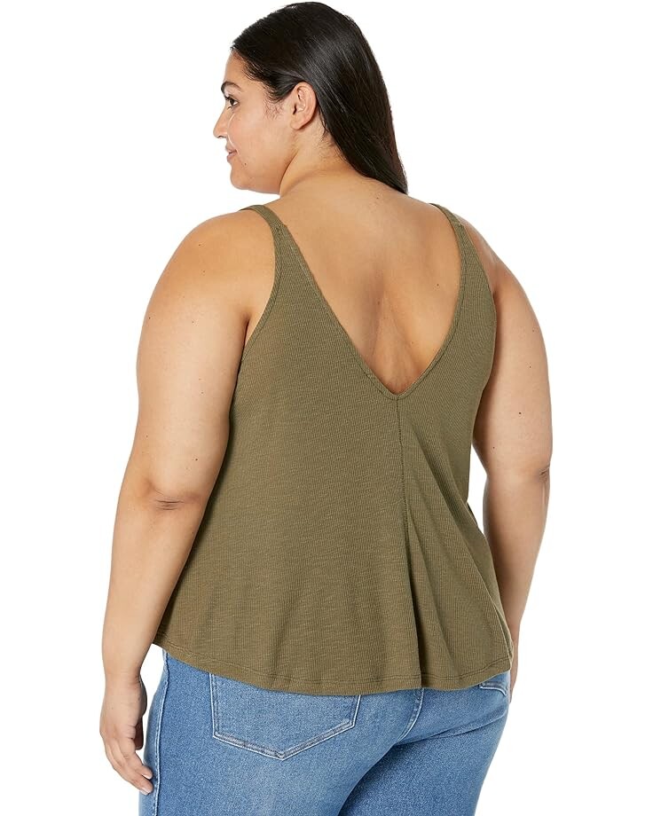 

Топ Free People Dani Tank Top, цвет Army