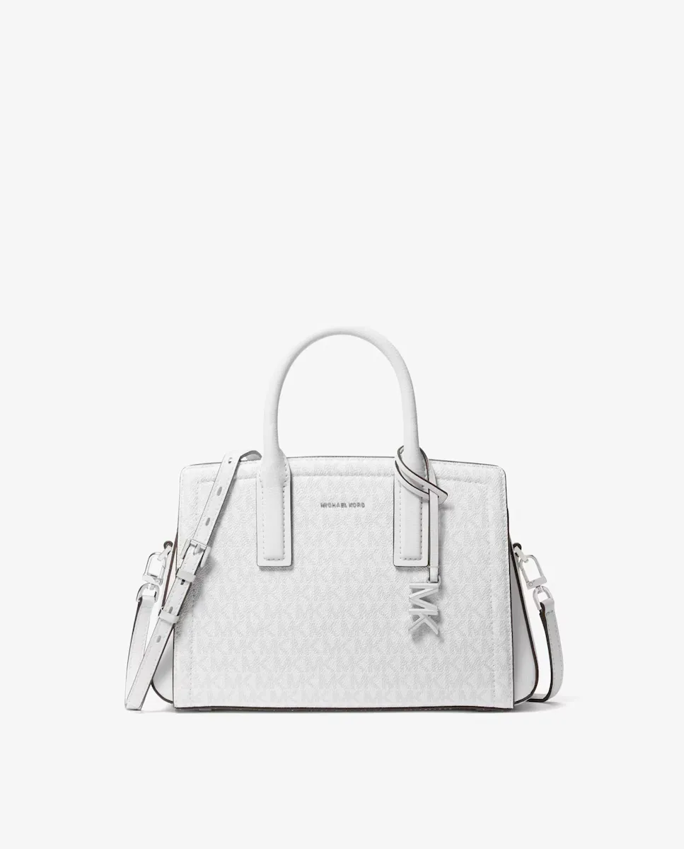 

Женская сумка-портфель Laila с логотипом Michael Michael Kors, белый