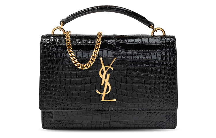 

SAINT LAURENT Сумка Sunset Chain, черный