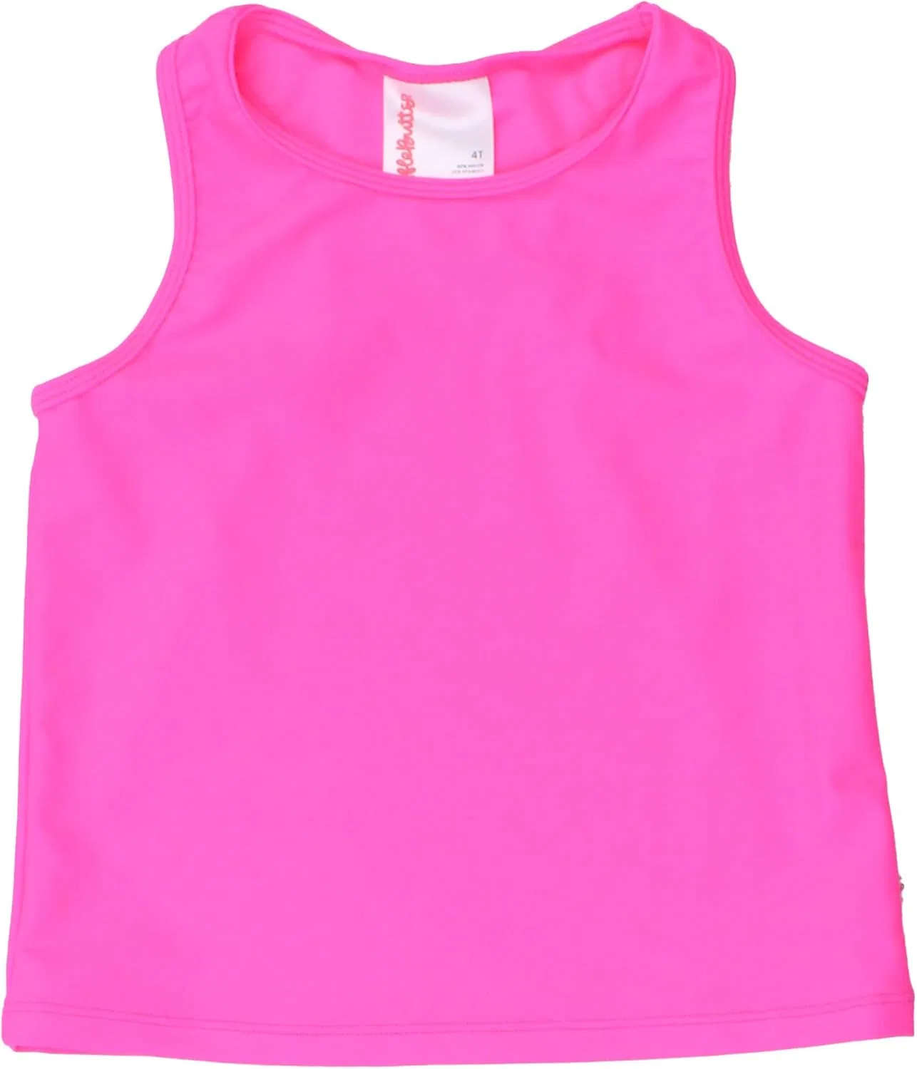 Детский топ для активного отдыха RuffleButts, Neon Magenta
