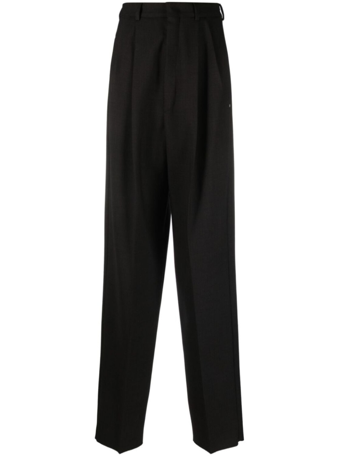 

Sportmax брюки из вирджинской шерсти с завышенной талией, коричневый