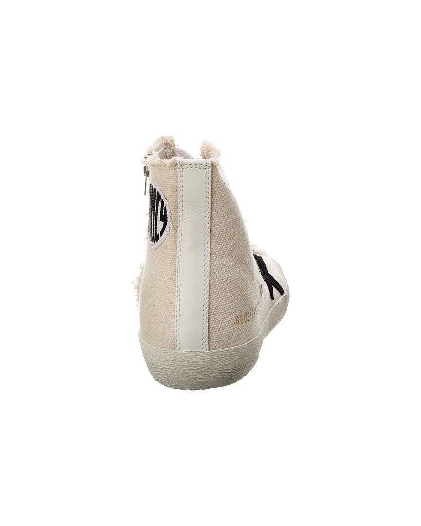

Высокие кеды Golden Goose Francy из парусины, белый