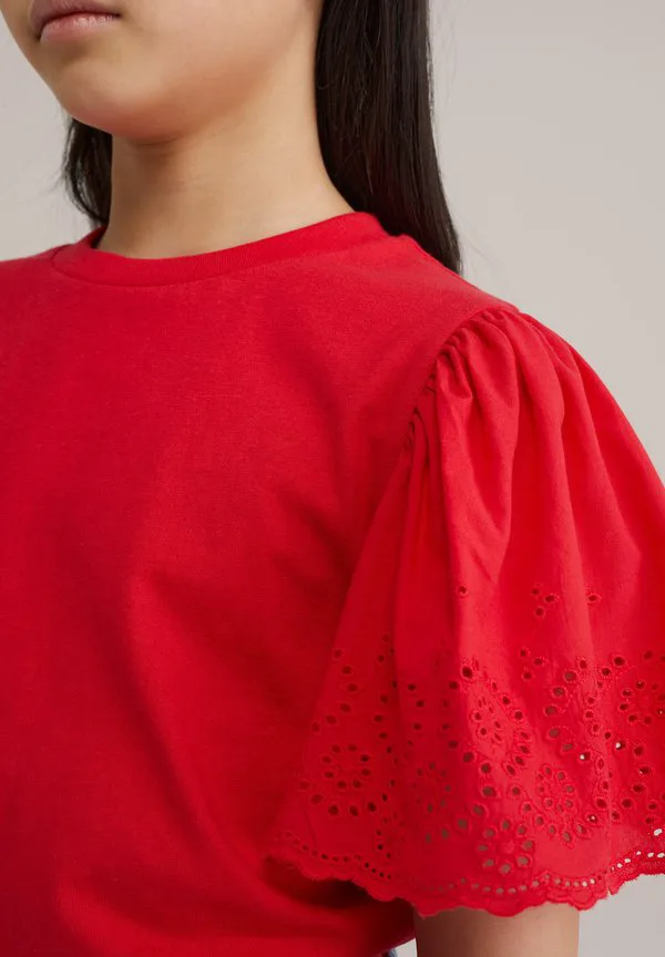 Простая футболка We Fashion, Bright Red — фото 3