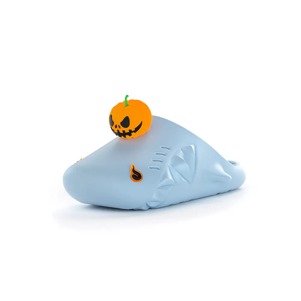 

HelloSlippers Sharkicks Mule Pumpkin, закрытые тапочки унисекс синие, цвет Blue