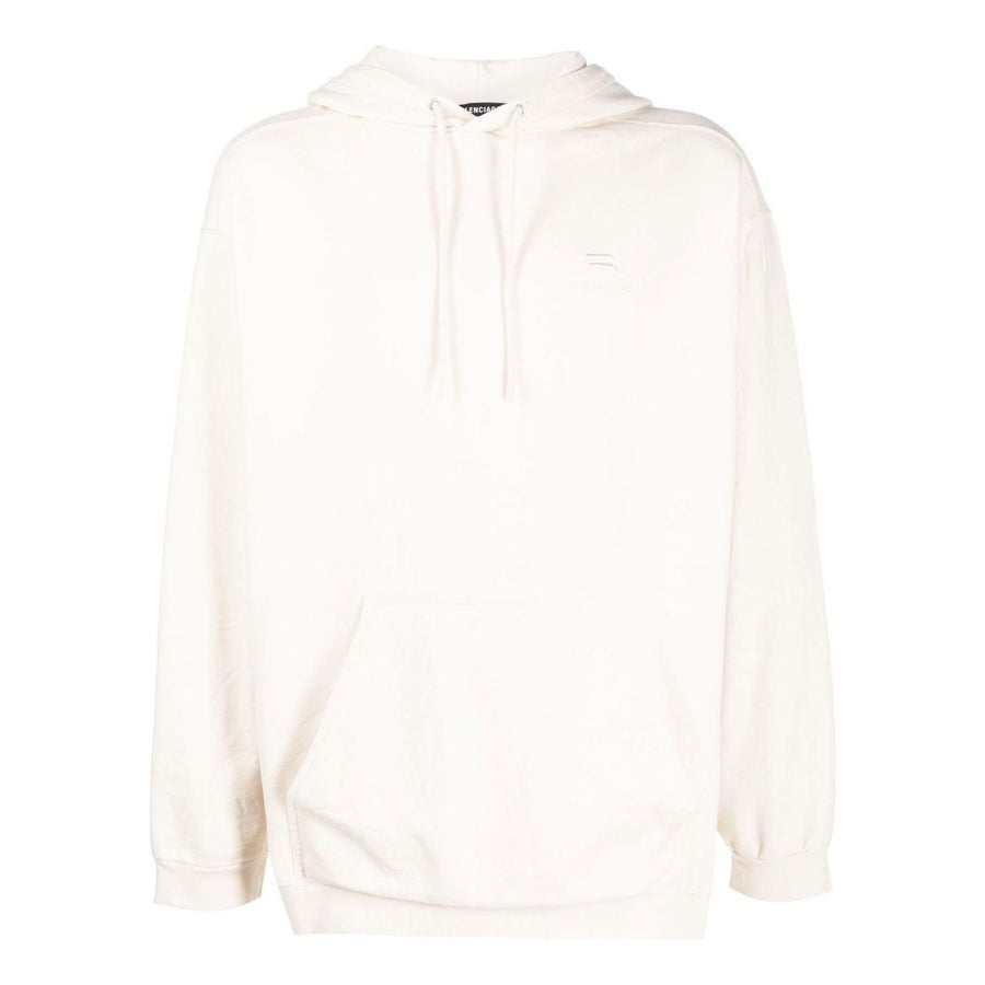

Худи Balenciaga Sporty Oversized Drawstring Hoodie 'White', белый