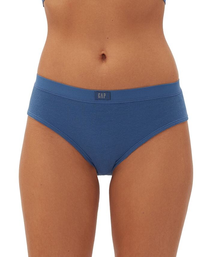 

Комфортное женское нижнее белье-хипстер с логотипом GapBody GPW01076 GAP, синий