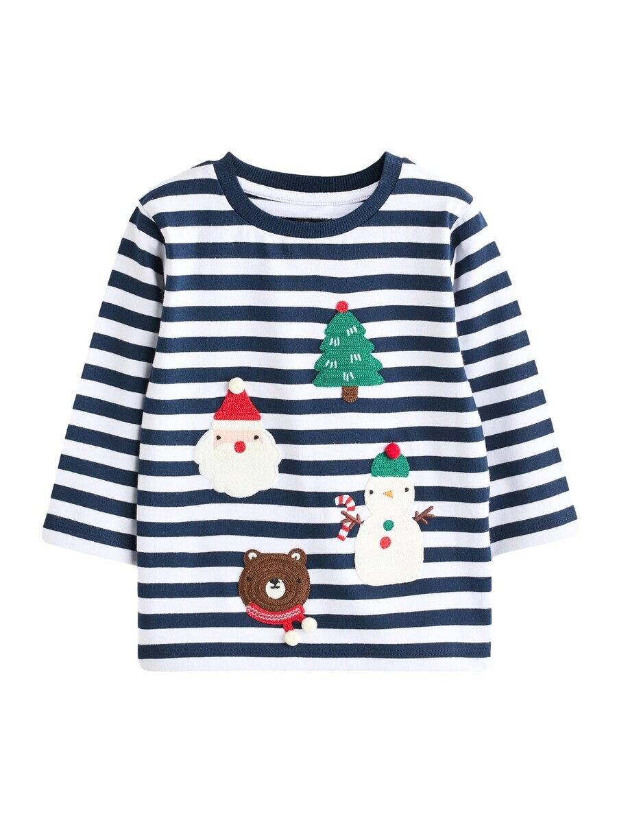 

Лонгслив Next Shirt, темно-синий