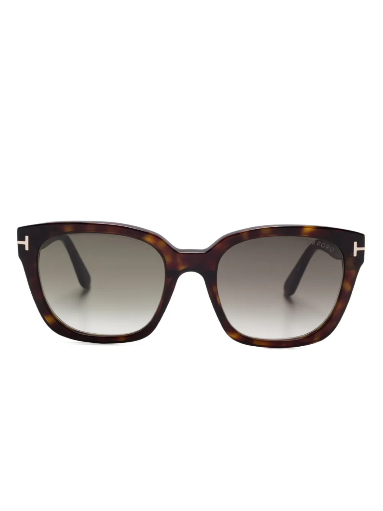 

TOM FORD Eyewear солнцезащитные очки в квадратной оправе, коричневый