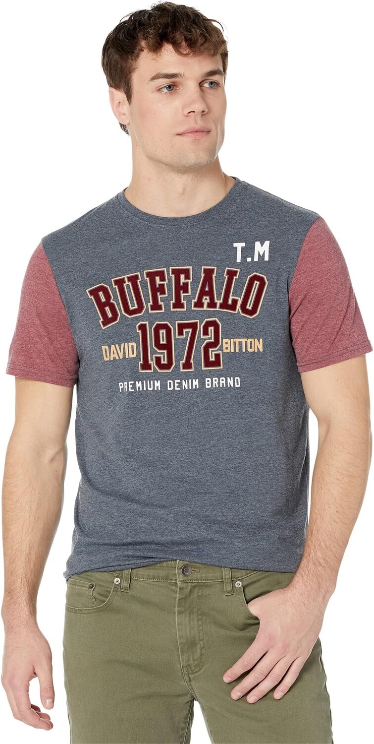 

Футболка Buffalo David Bitton Tojest, цвет Mood