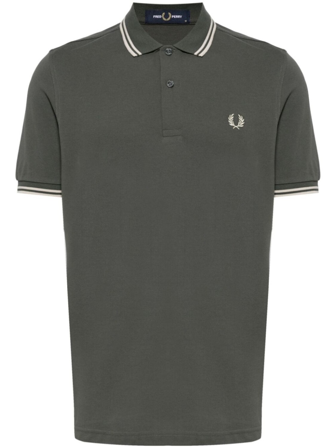 

Fred Perry рубашка поло с вышитым логотипом, зеленый