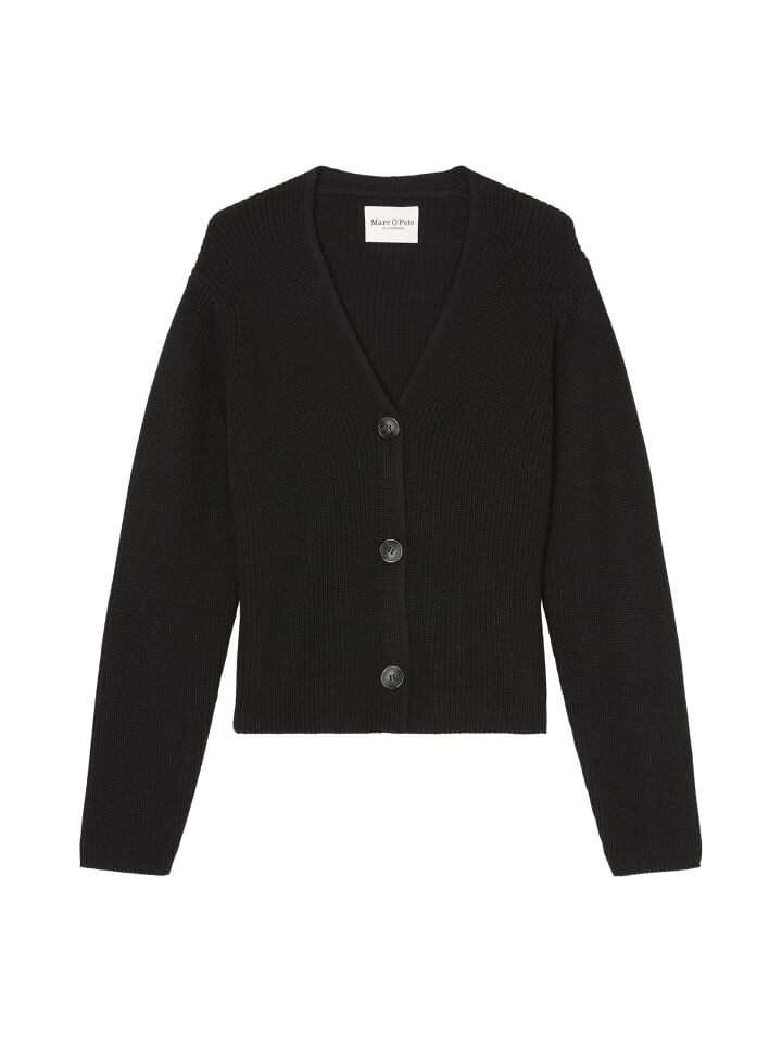 

Кардиган Marc O'Polo V-Neck-Cardigan relaxed, черный