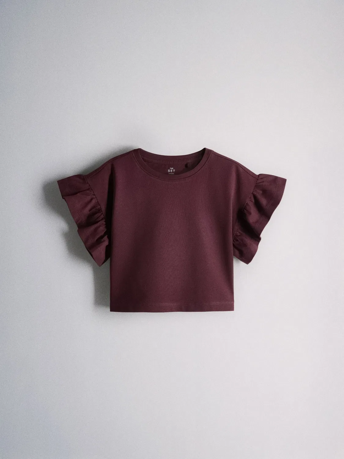 Футболка The Set, Cream/Aubergine/Rose/Rose — фото 4