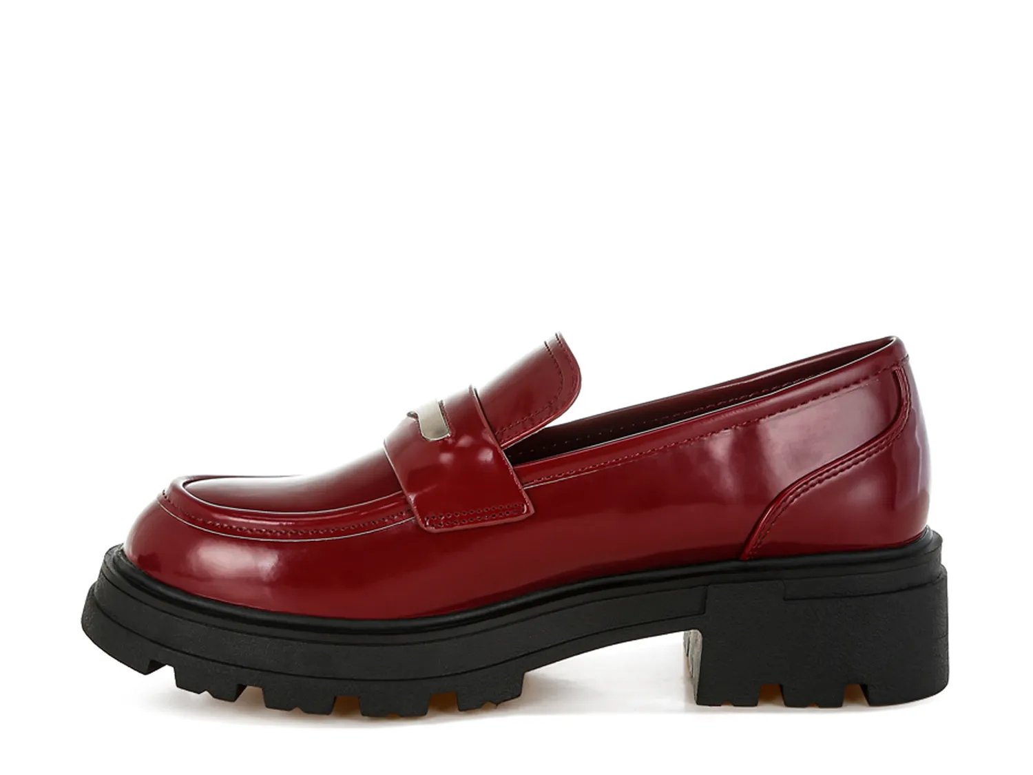 Лоферы London Rag Gleam Stride Loafer, бургундия — фото 3