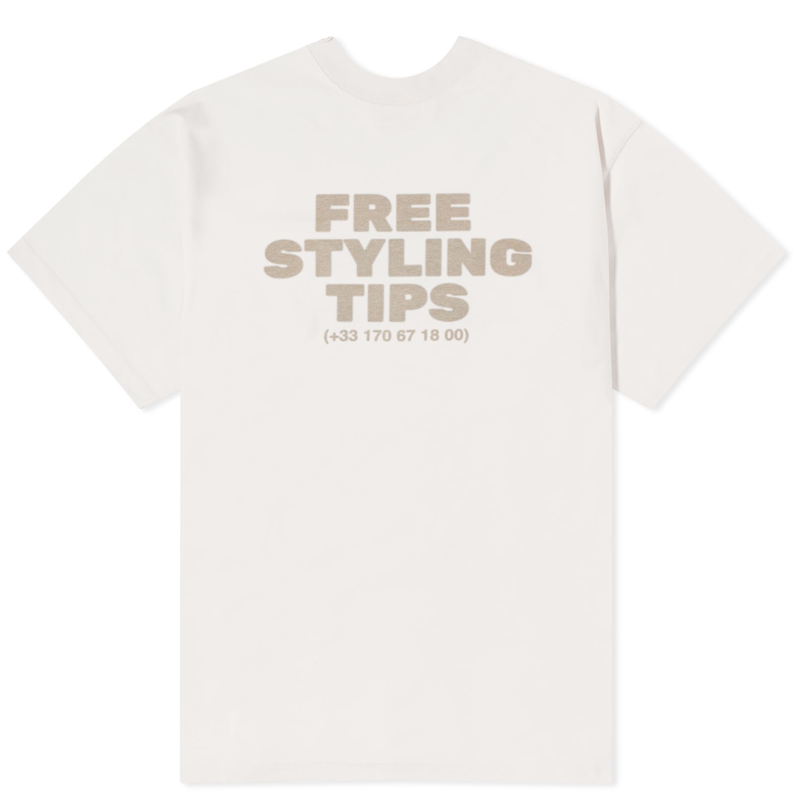 

Футболка Balenciaga Free Styling Tips Tee, цвет Off White & White