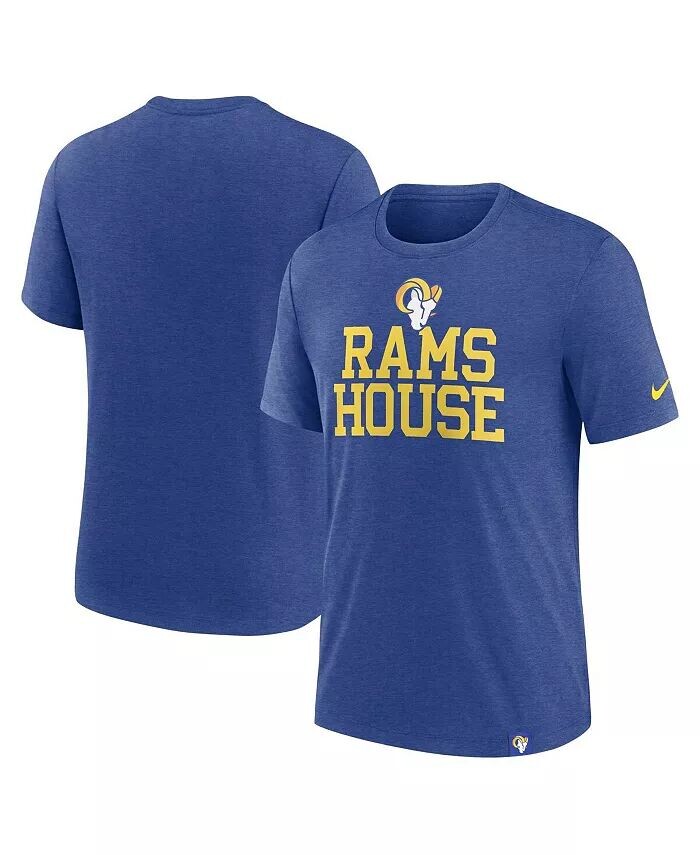 

Футболка мужская Royal Los Angeles Rams Blitz Tri-Blend Nike