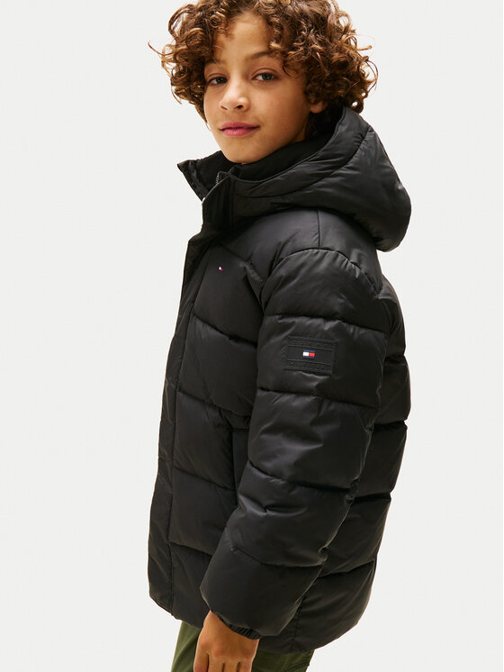 Зимняя куртка regular fit KB0KB10002 Tommy Hilfiger, черный — фото 3