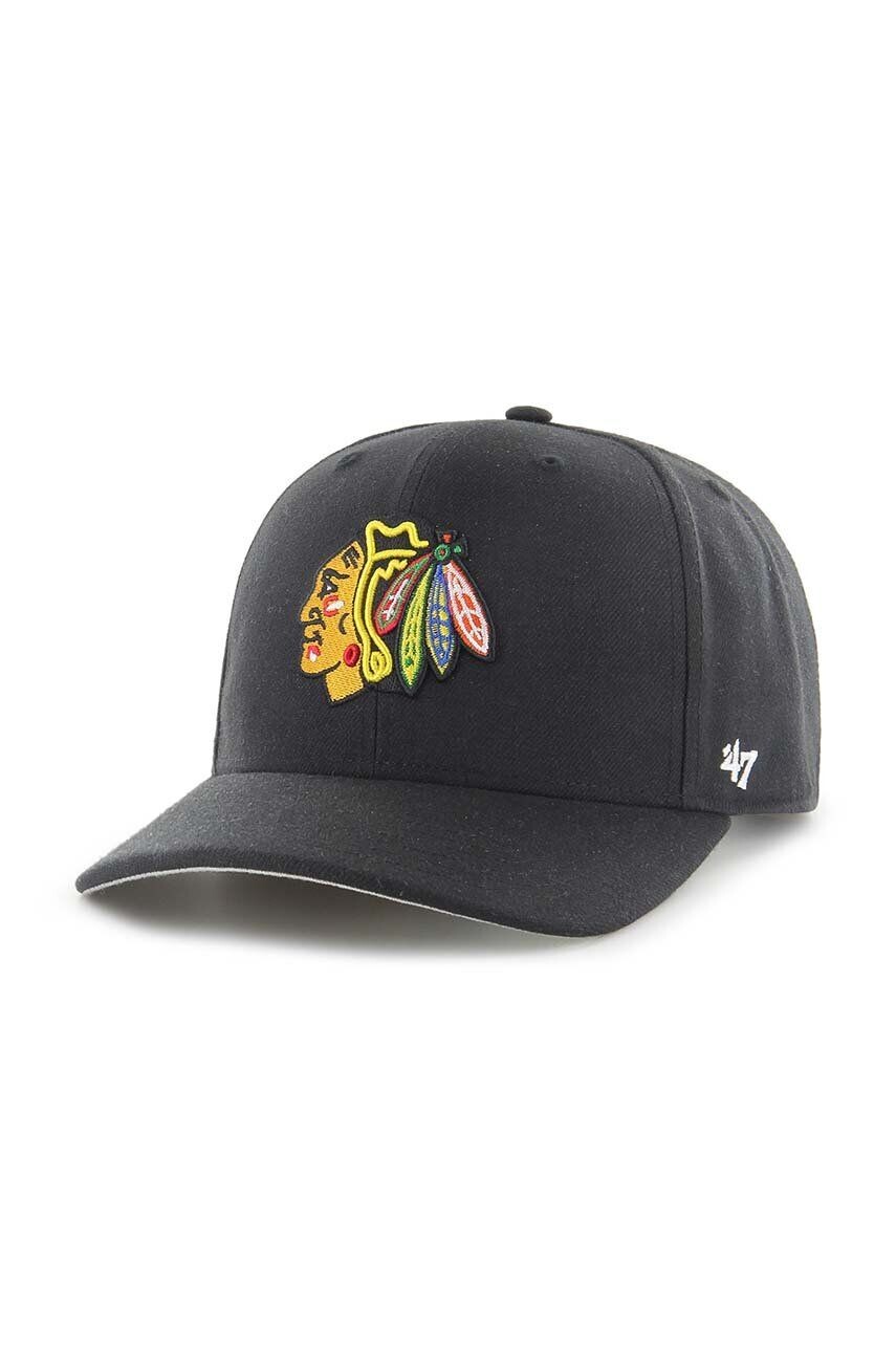 

Бейсбольная кепка 47 бренда NHL Chicago Blackhawks 47 Brand, черный