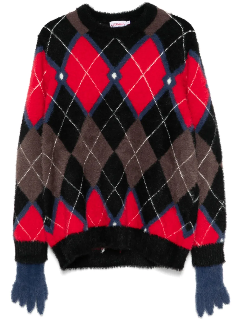 

Джемпер Fluffy Gloves Charles Jeffrey Loverboy, черный