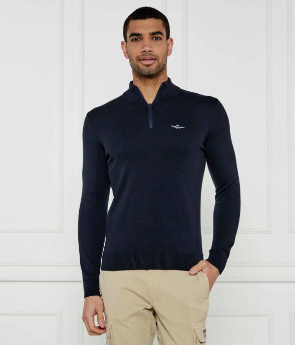 

Свитер Regular fit Aeronautica Militare, синий