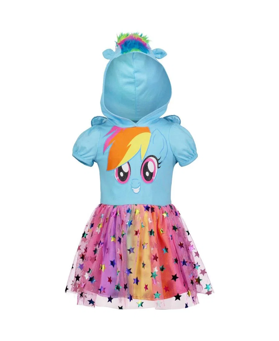 Платье из тюля для косплея Рэйнбоу Дэш My Little Pony, синий