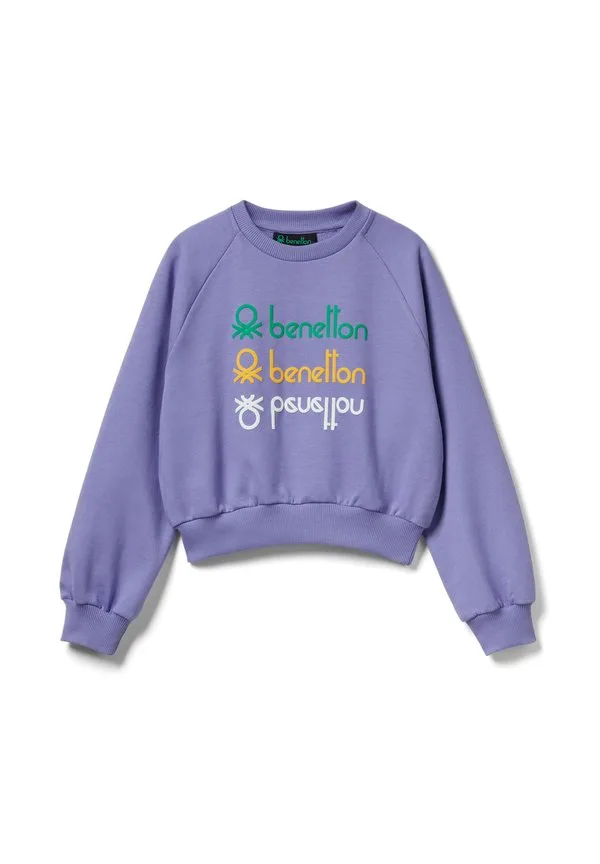 Укороченная толстовка stranger things United Colors Of Benetton, Blue