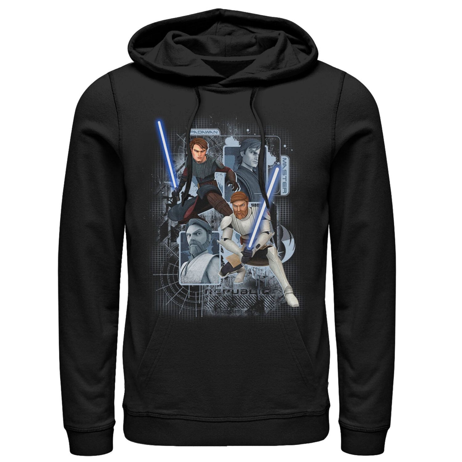 

Мужская толстовка «Войны клонов Падаван Мастер» Star Wars