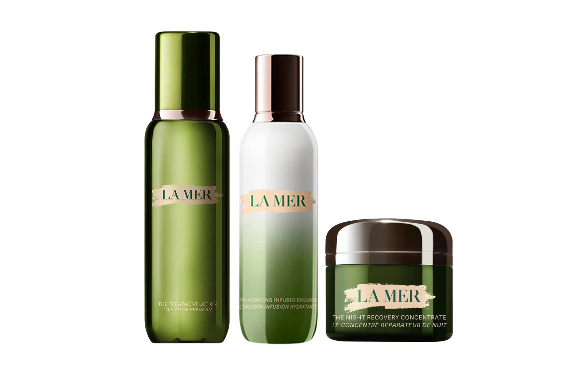 

HAILANZHIMI эссенция-лосьон и питательный восстанавливающий крем набор для ухода за кожей увлажняющий 125мл+150мл+50мл LA MER