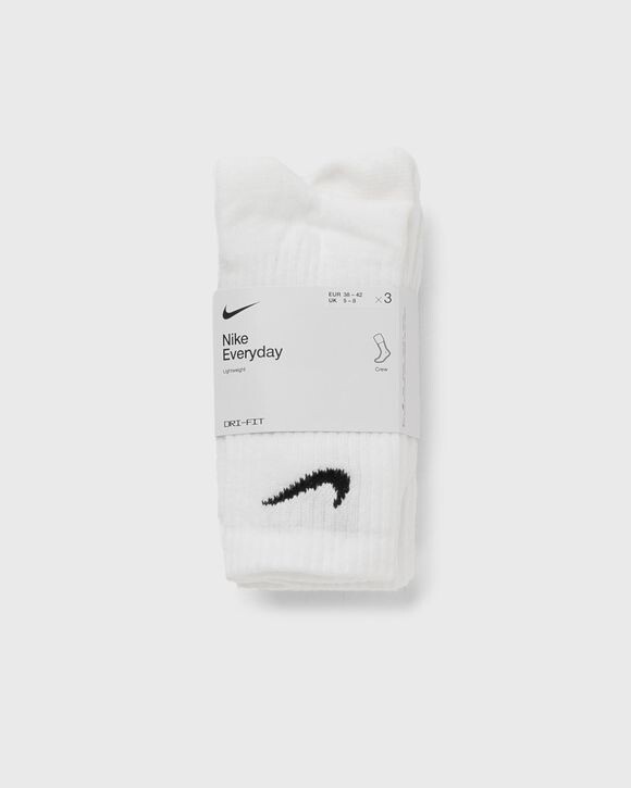 

Носки Nike Everyday Lightweight Crew Socks, белый/черный