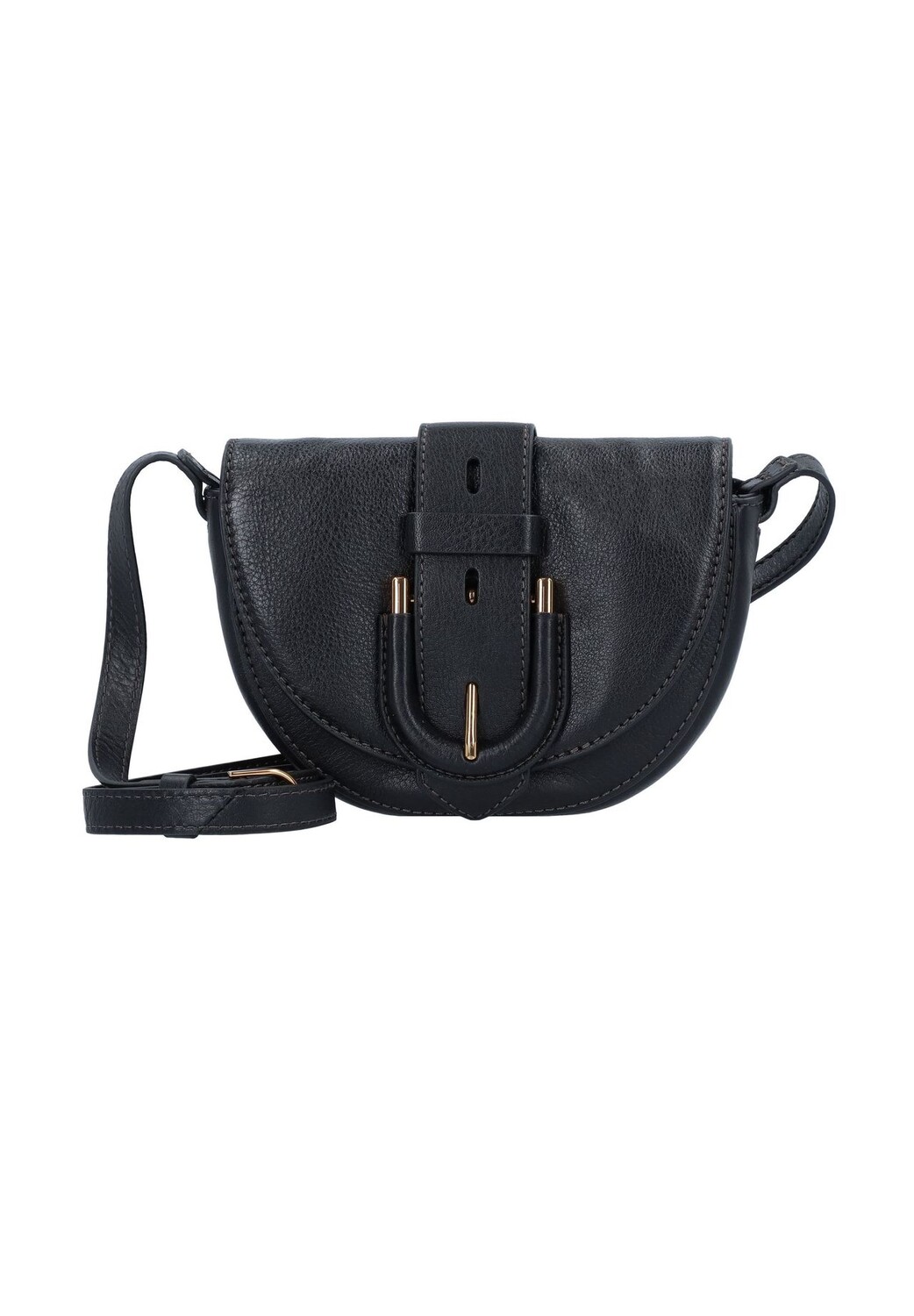

Кожаная сумка через плечо Harwell 18 см FOSSIL, черный