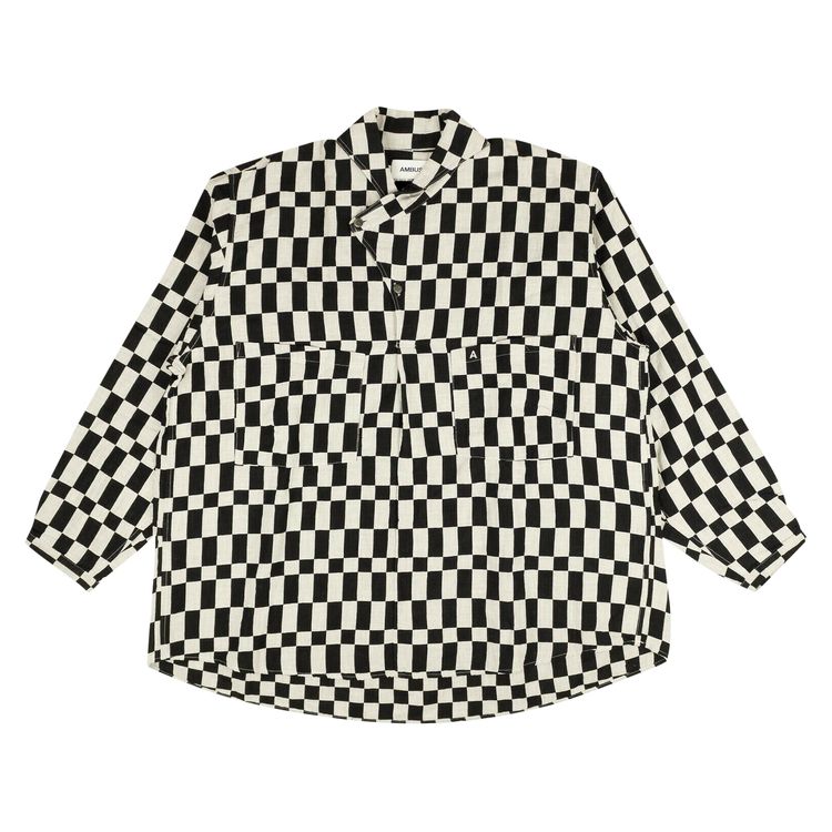 

Рубашка Ambush Pullover Check Shirt Black/White, разноцветный