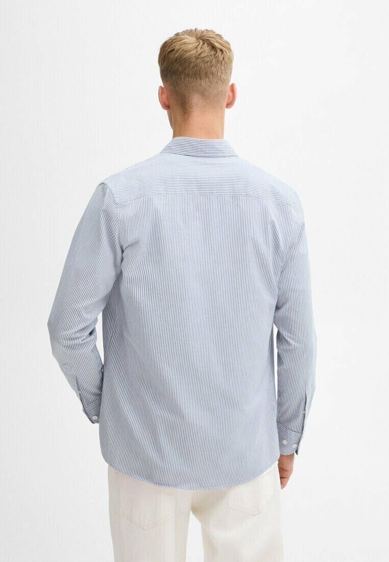 

Рубашка WITH STRIPED DETAIL Massimo Dutti, синий