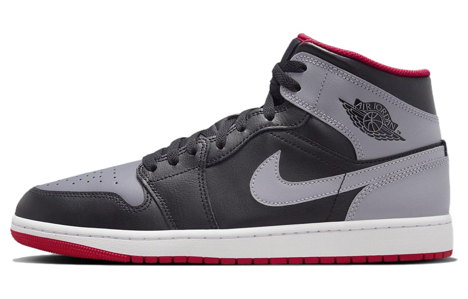 

1 Mid Bred Shadow Jordan, серый черный