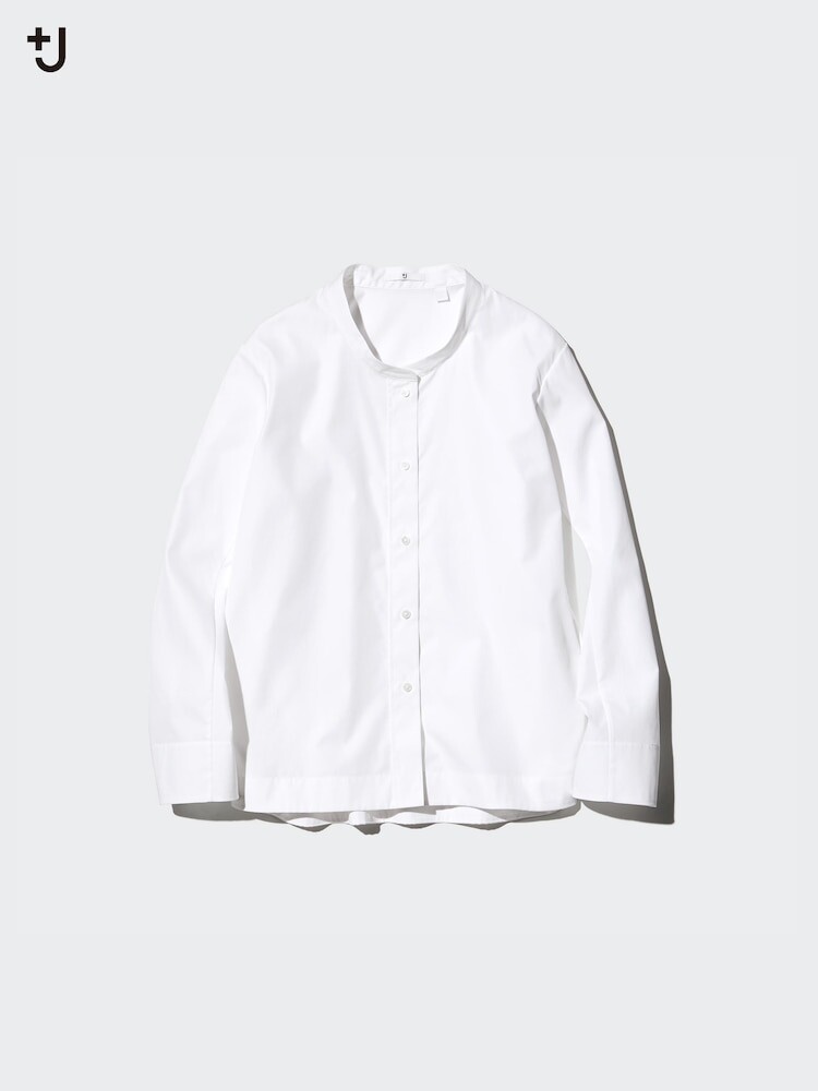 

Рубашка из хлопка супима Uniqlo, белый