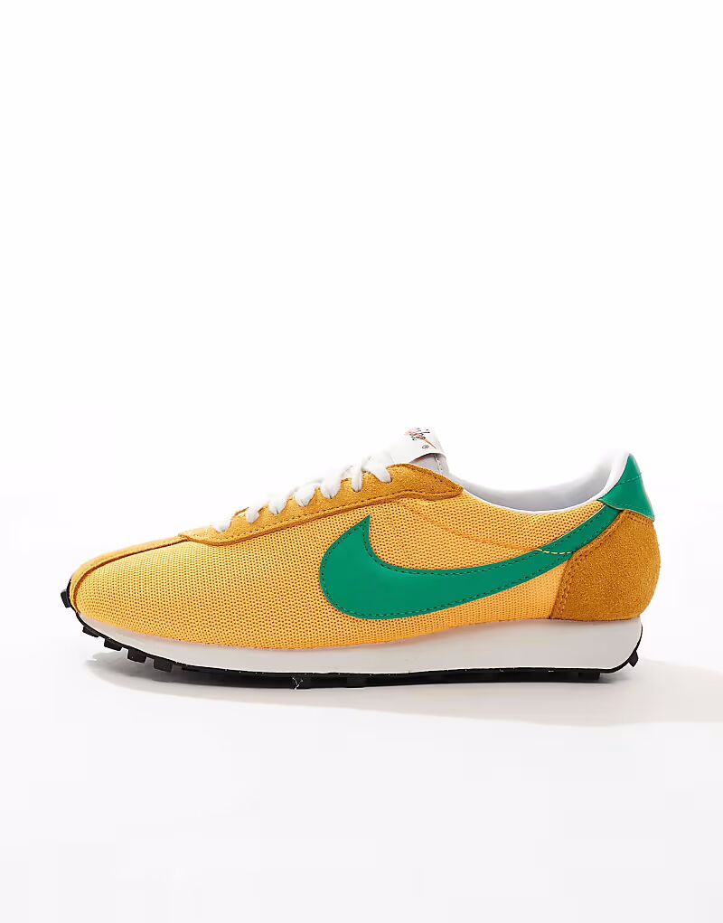 Кроссовки Nike LD-1000 оранжевого и зеленого цвета — фото 2