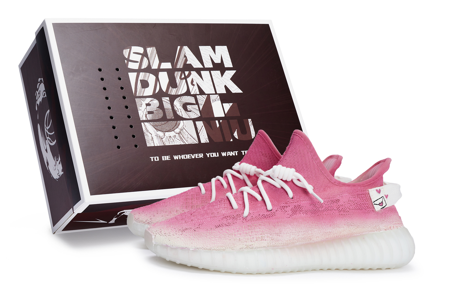 Adidas Originals Yeezy Boost 350 V2 повседневные кроссовки унисекс низкие бело-розовые, цвет White Pink — фото 3
