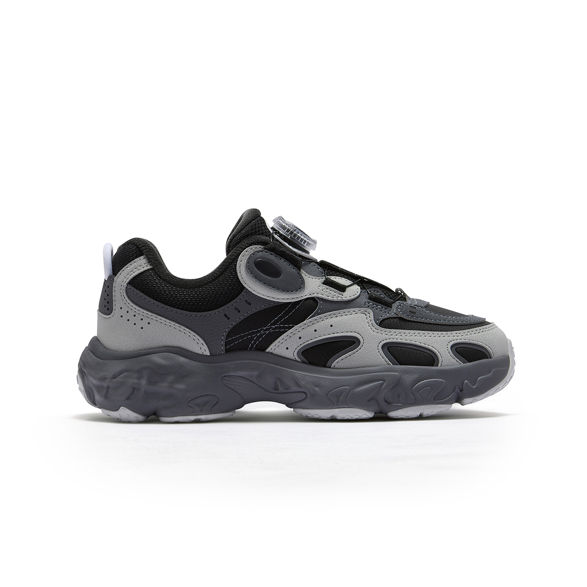 FILA KIDS Наследственные FHT амортизирующие устойчивые к истиранию дышащие беговые кроссовки black/castle gray для детей — фото 3